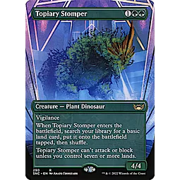 Topiary Stomper (Borderless) - Streets of New Capenna Variants (inglés)