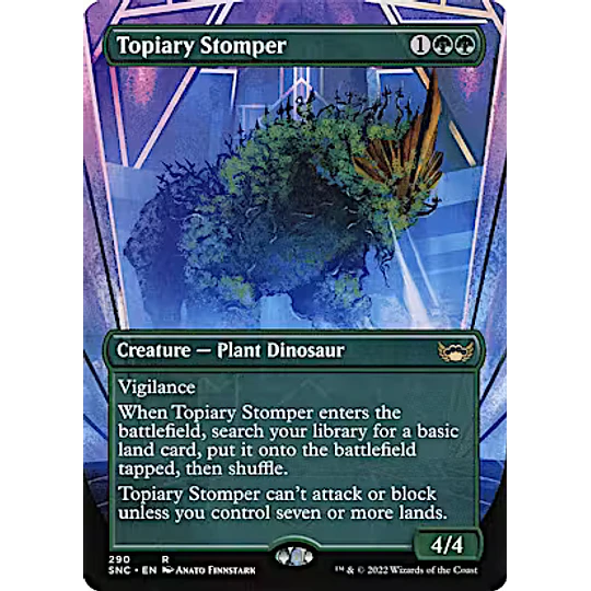 Topiary Stomper (Borderless) - Streets of New Capenna Variants (inglés)