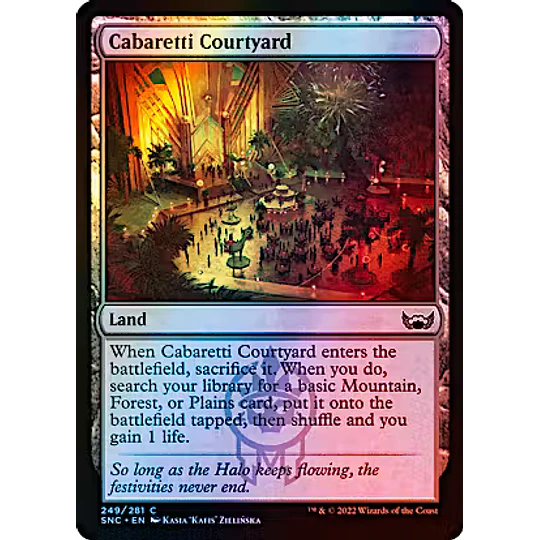 Cabaretti Courtyard - Streets of New Capenna Foil (inglés)