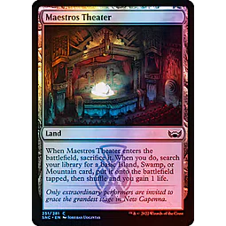 Maestros Theater - Streets of New Capenna Foil (inglés)
