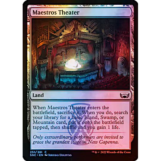 Maestros Theater - Streets of New Capenna Foil (inglés)