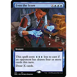 Even the Score (Extended Art) - Streets of New Capenna Variants (inglés)