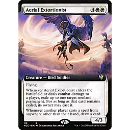 Aerial Extortionist (Extended Art) - Streets of New Capenna Commander Decks Variants (inglés)