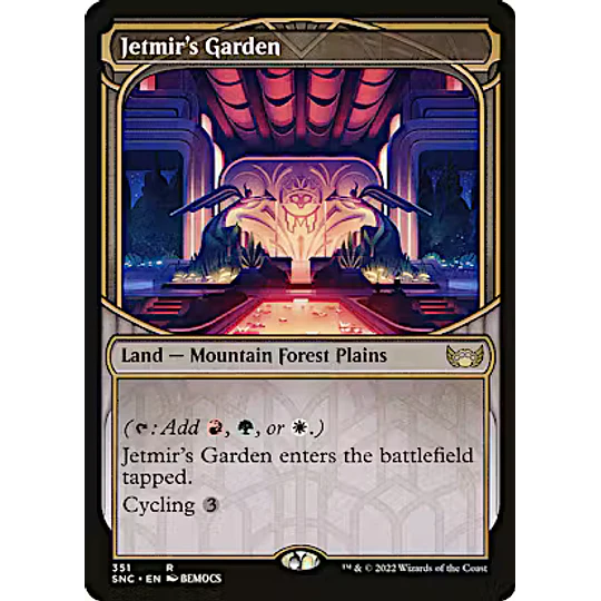 Jetmir's Garden (Showcase) - Streets of New Capenna Variants (inglés)