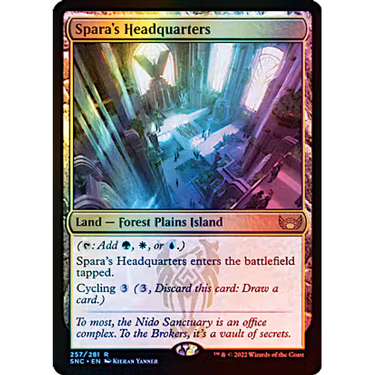 Spara's Headquarters - Streets of New Capenna Foil (inglés)