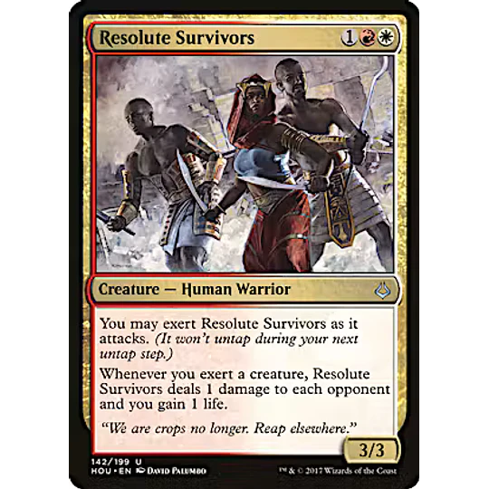 Resolute Survivors - PLAYSET (x4)