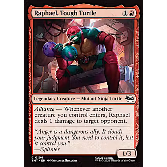 Raphael, Tough Turtle - PLAYSET (x4)