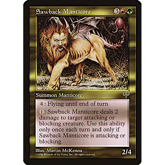 Sawback Manticore - Mirage (español)