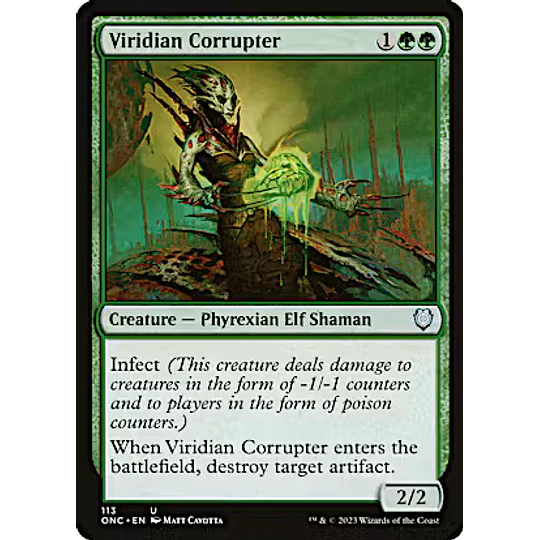 Viridian Corrupter - Phyrexia: All Will Be One Commander Decks (inglés)