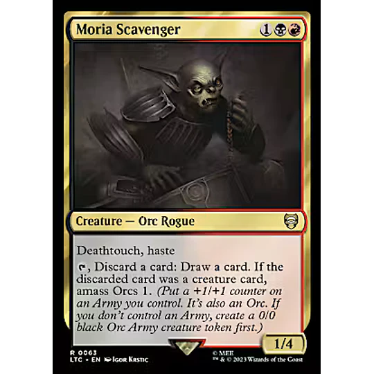 Moria Scavenger - The Lord of the Rings: Tales of Middle-earth Commander Decks (inglés)