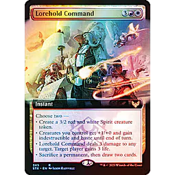 Lorehold Command (Extended Art) - Strixhaven: School of Mages Variants Foil (inglés)