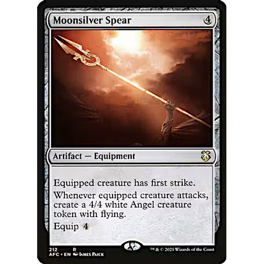 Moonsilver Spear - Adventures in the Forgotten Realms Commander Decks (inglés)