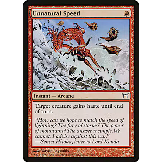 Unnatural Speed - PLAYSET (x4)