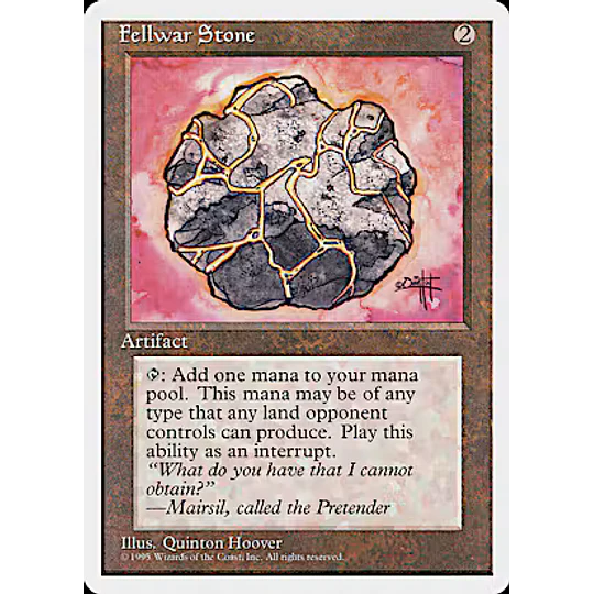 Fellwar Stone - 4th Edition (español)