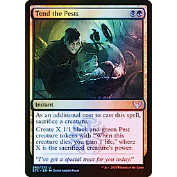 Tend the Pests - Strixhaven: School of Mages Foil (inglés)