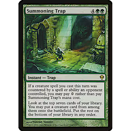 Summoning Trap - Zendikar (inglés)