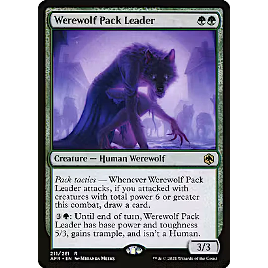 Werewolf Pack Leader - Adventures in the Forgotten Realms (inglés)