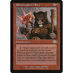 Planeswalker's Fury - Planeshift (inglés)