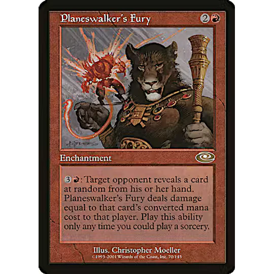 Planeswalker's Fury - Planeshift (inglés)