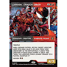 Carnage, Crimson Chaos (0227 - Borderless) - Marvel's Spider-Man Variants (español)