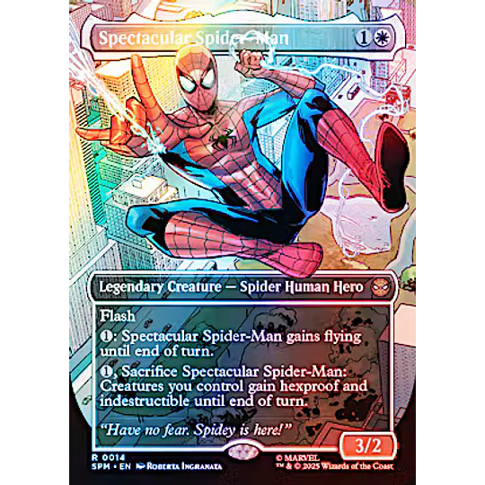 Spectacular Spider-Man (0014 - Borderless) - Marvel's Spider-Man Variants Foil (español)