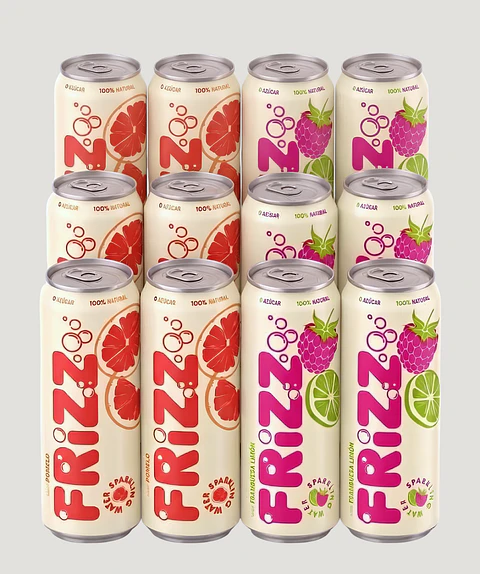 FRIZZ Pack pomelo/ frambuesa limon 12 Unidad