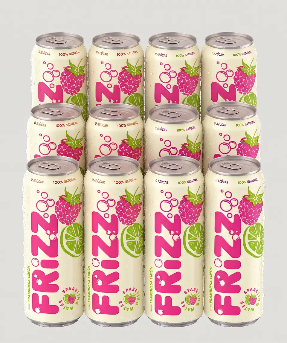 FRIZZ Pack Frambuesa Limón 12 Unidades 1