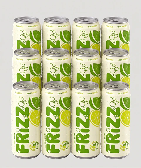 FRIZZ Pack Lima, limón 12 Unidades