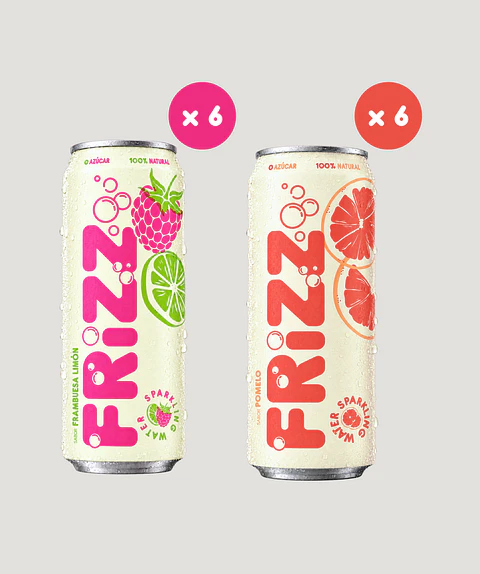 FRIZZ Pack pomelo/ frambuesa limón