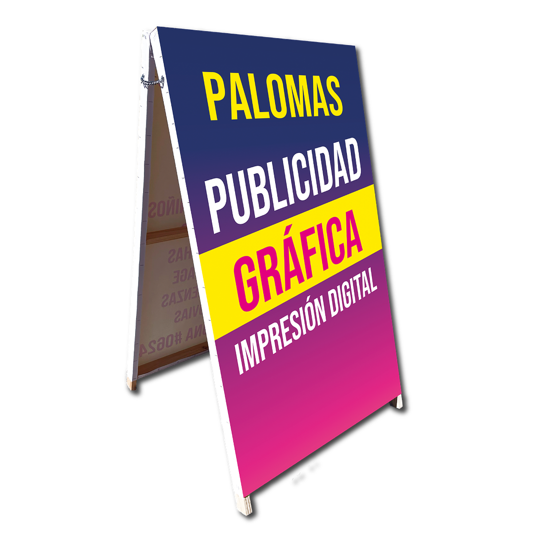 150x80 PALOMA PUBLICITARIA ( 1 CARA O 2 CARAS ) VALOR POR CARA 1