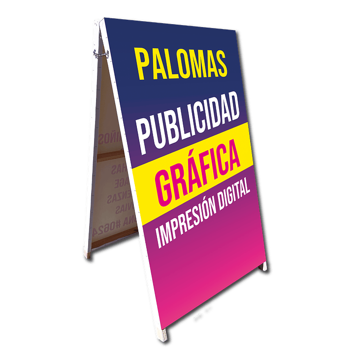 180x100CMS PALOMA PUBLICITARIA ( 1 CARA O 2 CARAS ) VALOR POR CARA 1