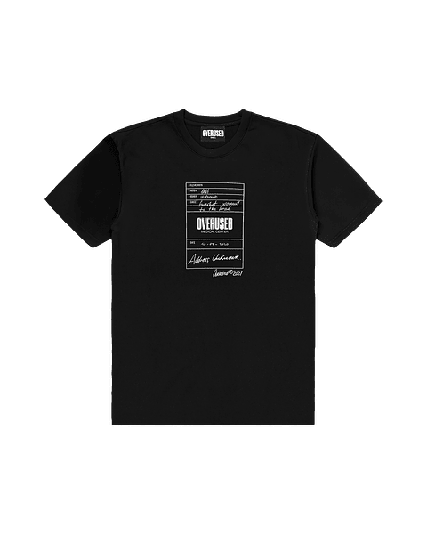 1101 BLACK T-SHIRT (FIT NORMAL)