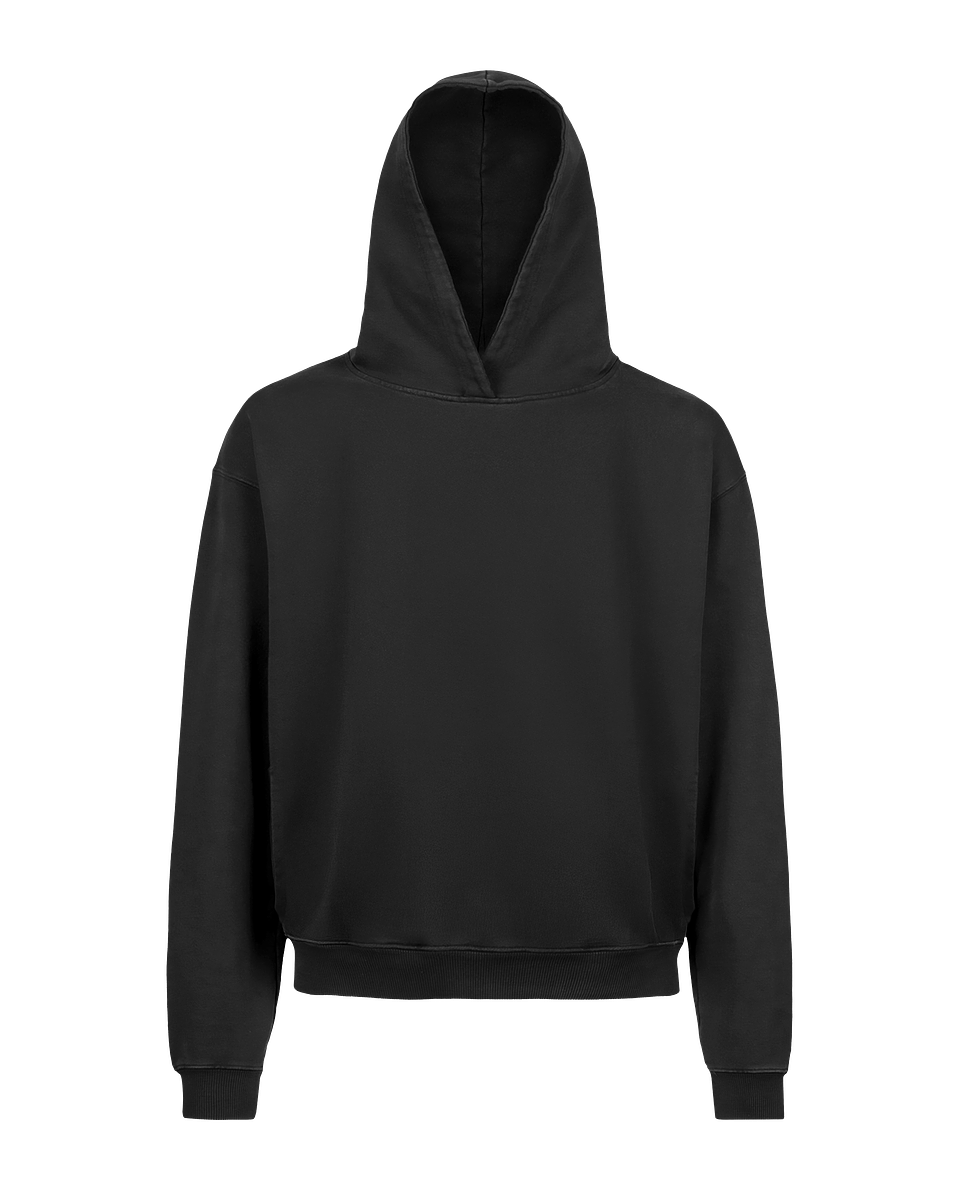 Overused® Raw Cut Hoodie Oversize Heavyweight 1
