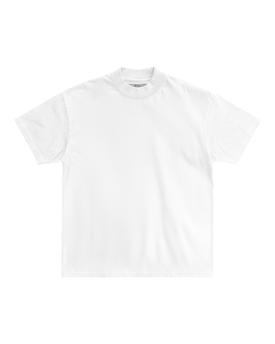 CottonBlend® White Tee 1