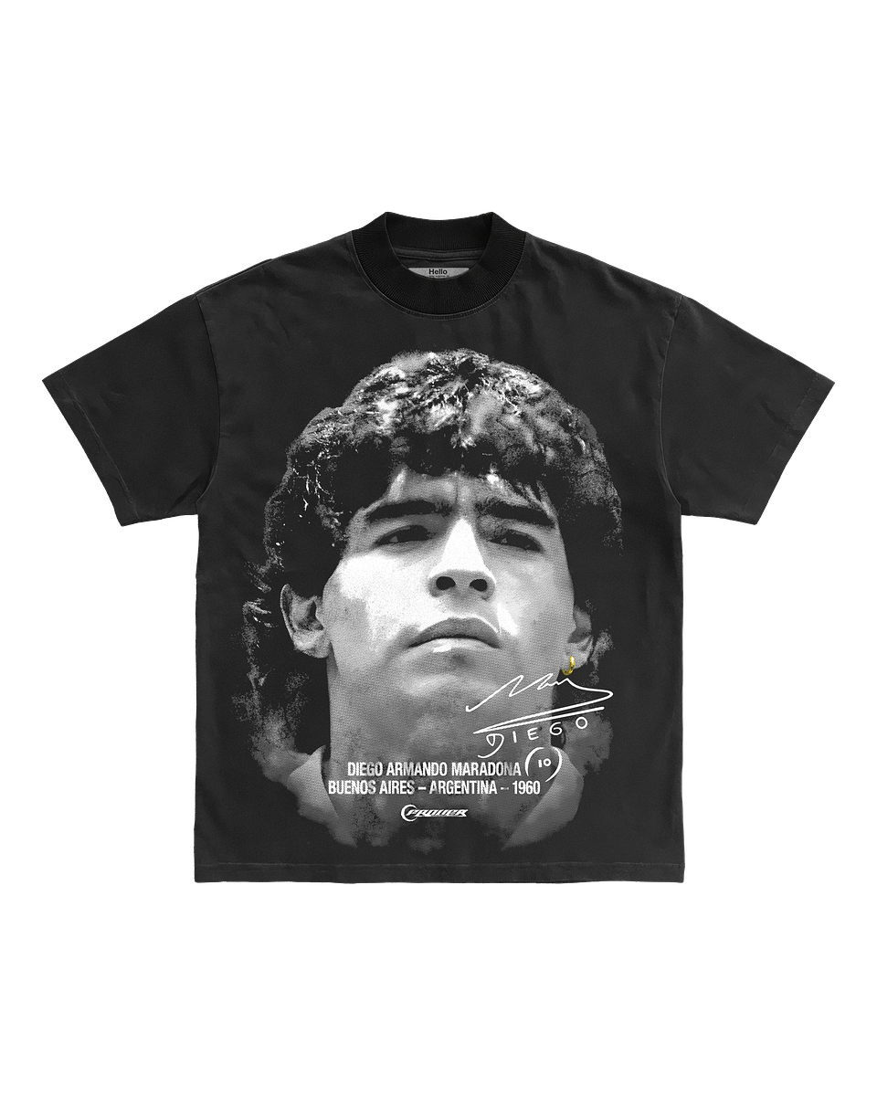 Maradona 10 - Black Tee 1