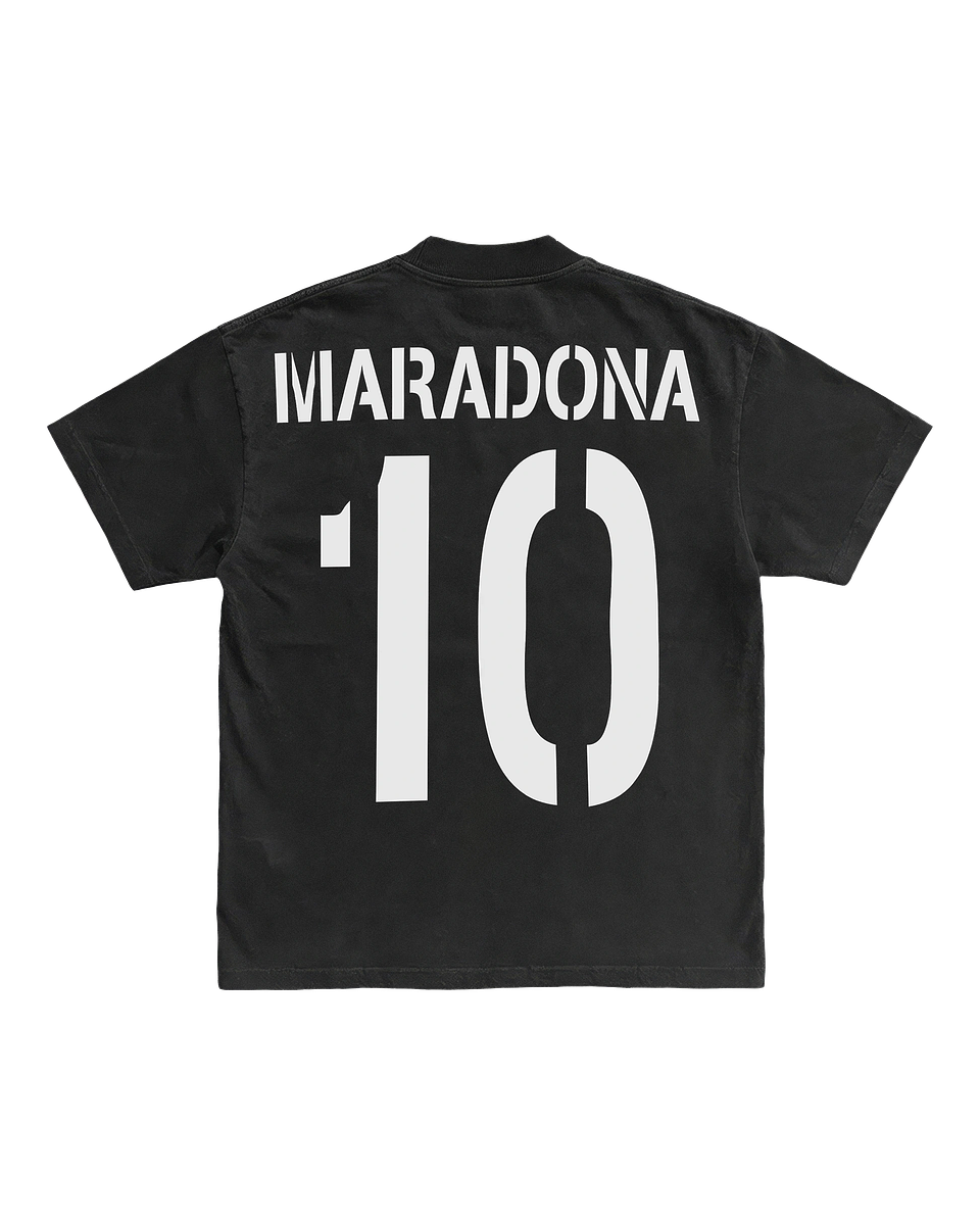 Maradona 10 - Black Tee 2