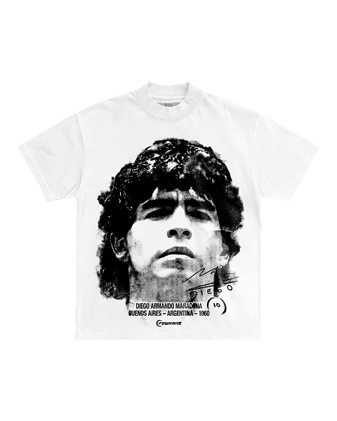 Maradona 10 - White Tee