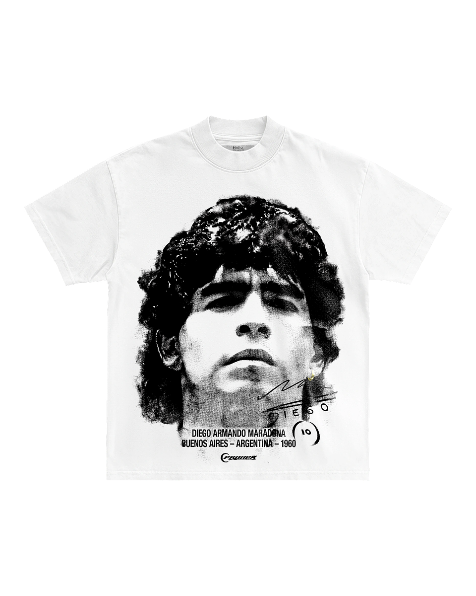 Maradona 10 - White Tee 1
