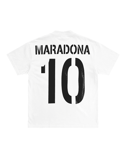 Maradona 10 - White Tee