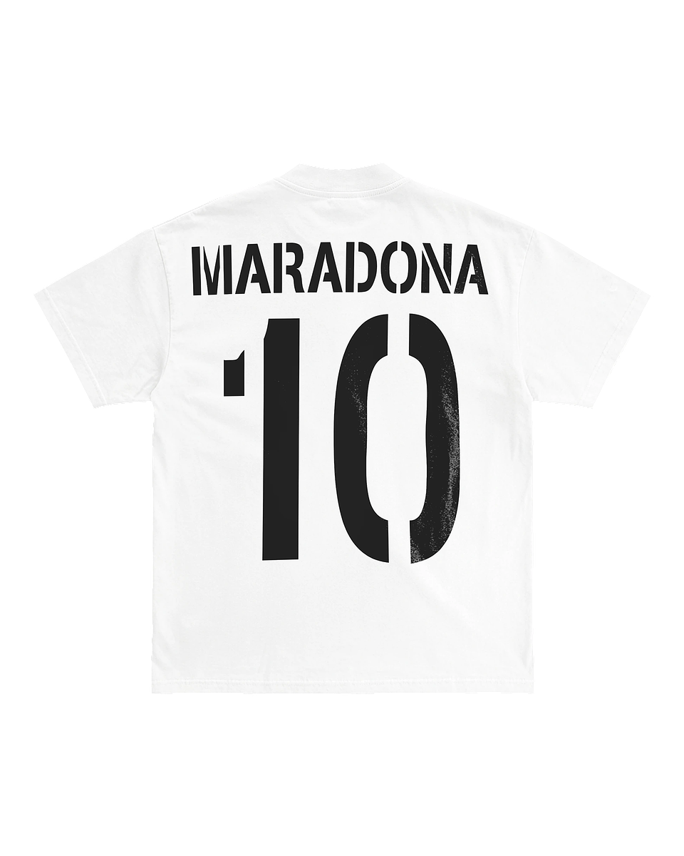 Maradona 10 - White Tee 2