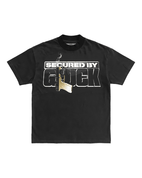 Secured by Glock Black Tee