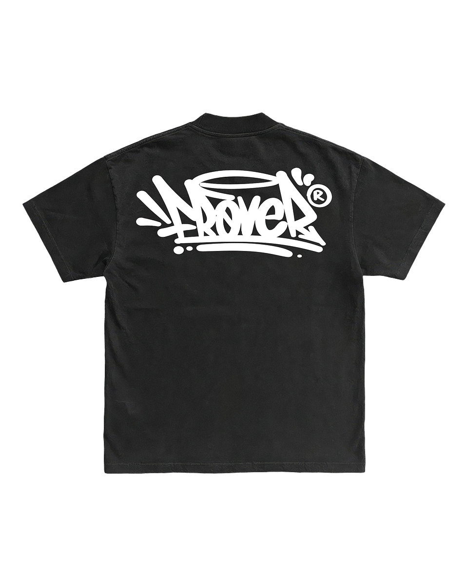 Tag Solid Black Tee 2