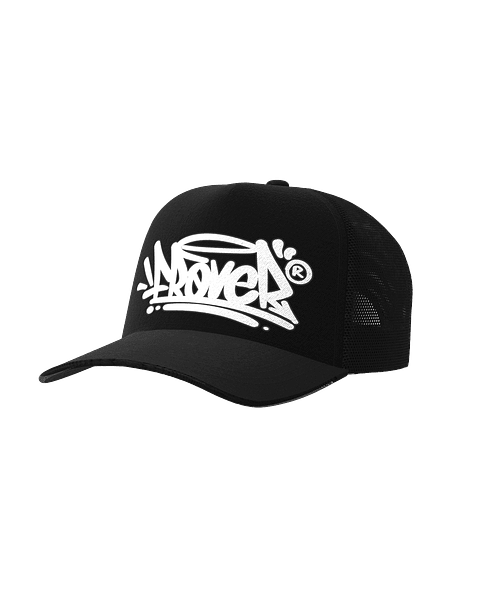 Trucker Hat Tag Solid Negro