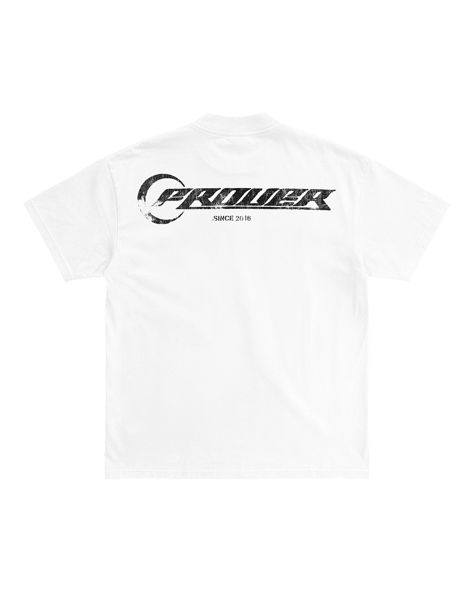 Ye Mask Monochrome White Tee 2