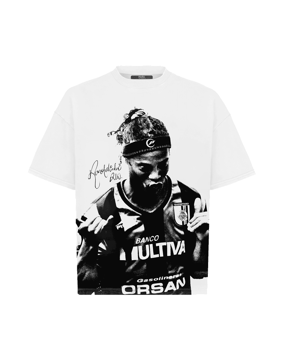 JOGA BONITO - RONALDINHO V2 WHITE 1