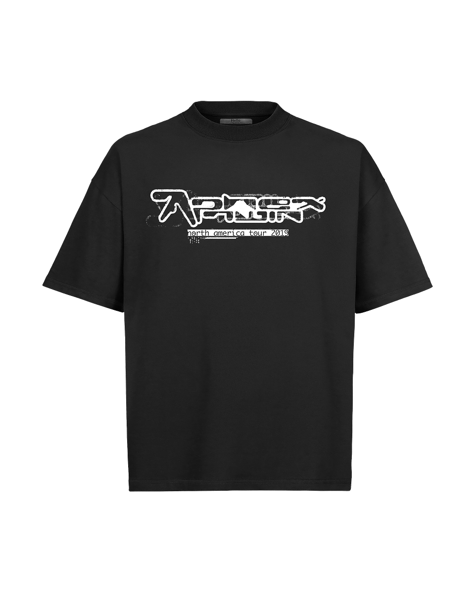 Aphex Twin 2019 Tour Tee Black 1