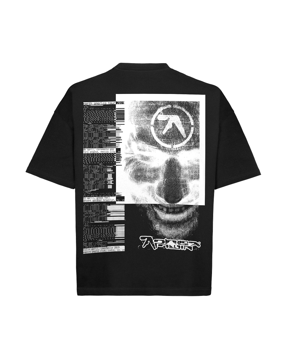 Aphex Twin 2019 Tour Tee Black 2