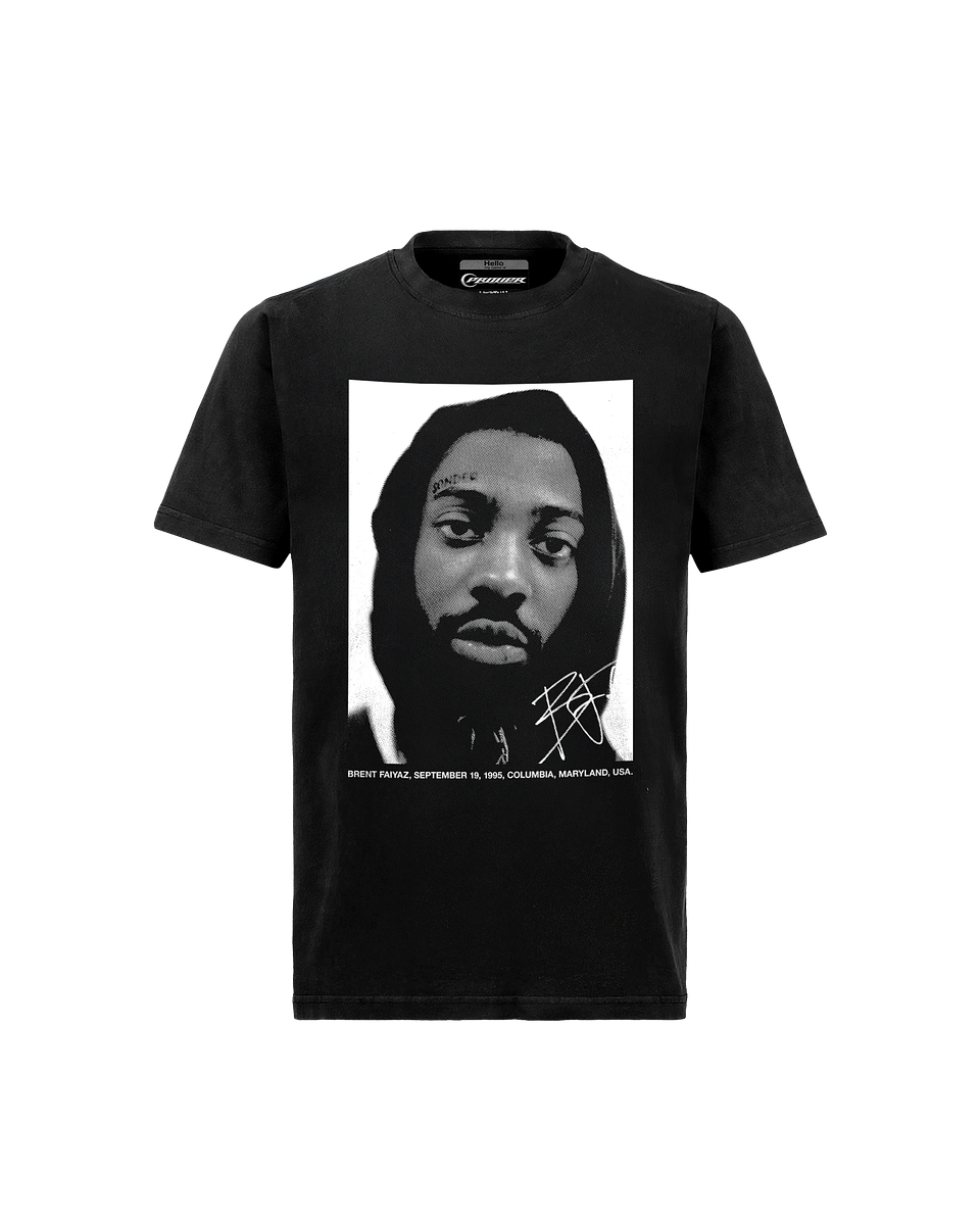 Brent Faiyaz Portrait Tee Black 2