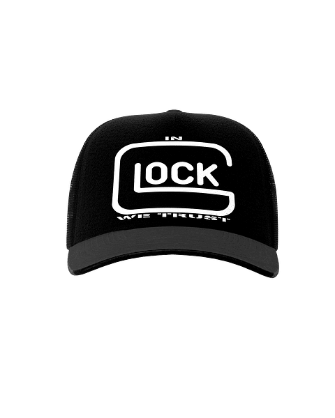 GLOCK STENCIL TRUCKER HAT