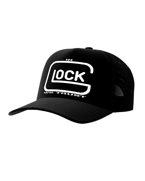 GLOCK STENCIL TRUCKER HAT